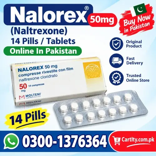 Nalorex 50mg 14 Pills Sale In Pakistan 